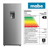 Refrigeradora Mabe 187 L Inox con Dispensador de Agua - RMU202PXPRS1